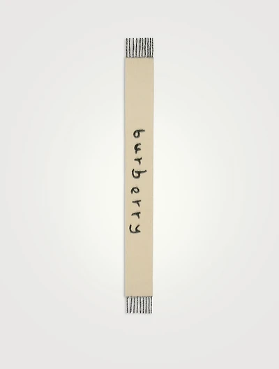 Reversible Logo Alpaca Wool Blend Scarf