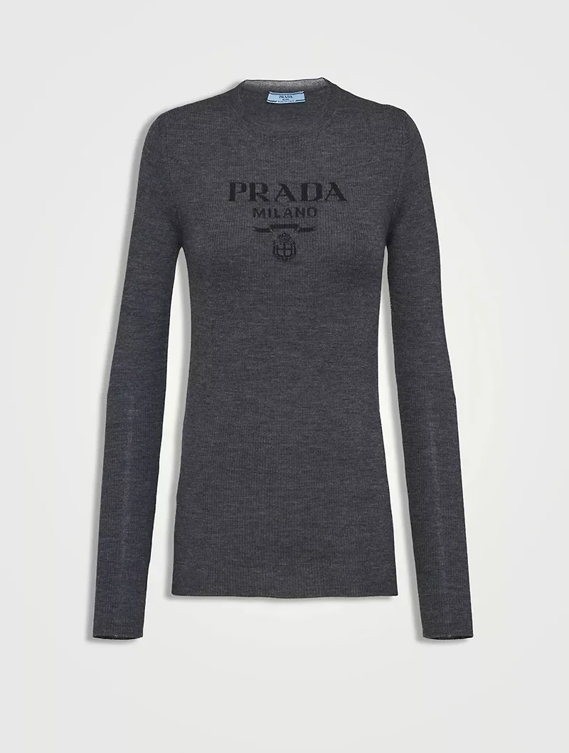 Superfine Wool Crew-neck Sweater