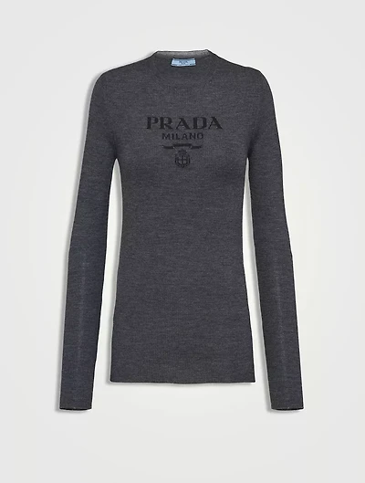 Superfine Wool Crew-neck Sweater