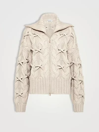 Crisscross Cable Cardigan