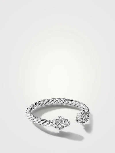 Renaissance® Ring 18k White Gold With Pavé Diamonds