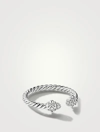 Renaissance® Ring 18k White Gold With Pavé Diamonds