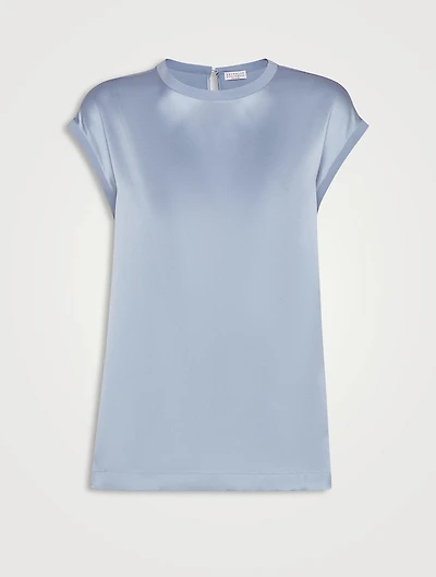Satin T-shirt