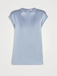 Satin T-shirt