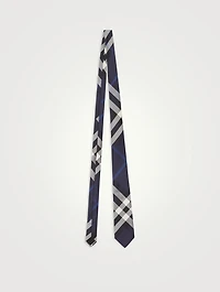 Check Silk Tie