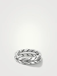 Chevron Band Ring Sterling Silver