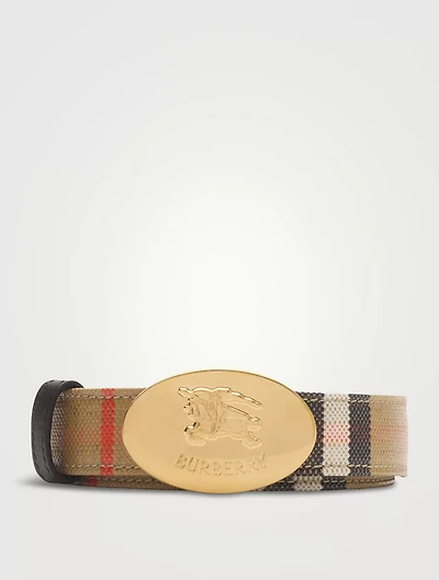 Reversible Check Knight Stamp Belt​