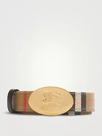Reversible Check Knight Stamp Belt​