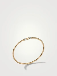 Buckle Bracelet 18k Yellow Gold With Pavé Diamonds