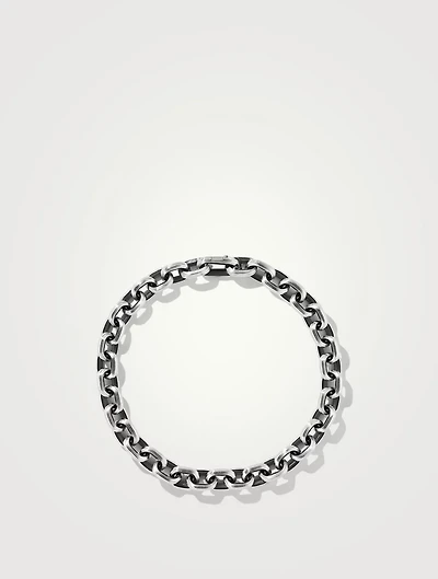 Deco Chain Link Bracelet Sterling Silver