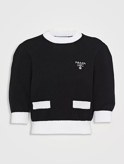 Cotton Crew-neck Sweater