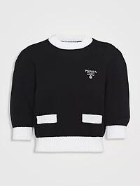 Cotton Crew-neck Sweater