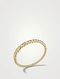 Pure Form® Cable Bracelet 18k Gold, 6mm