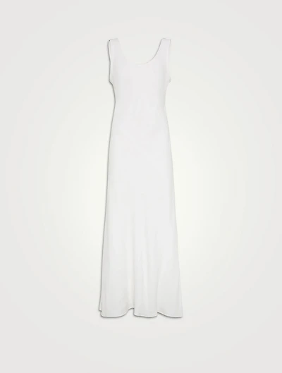 Fluid Twill Tank Dress