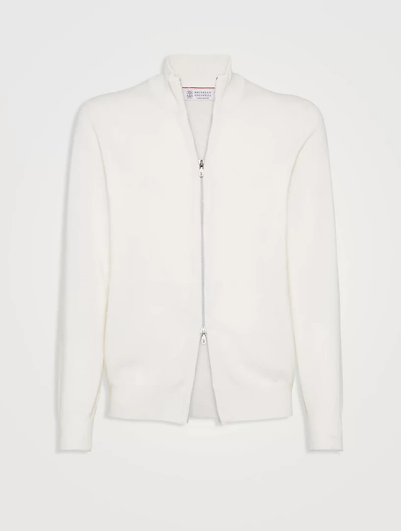 Zip-front Cardigan