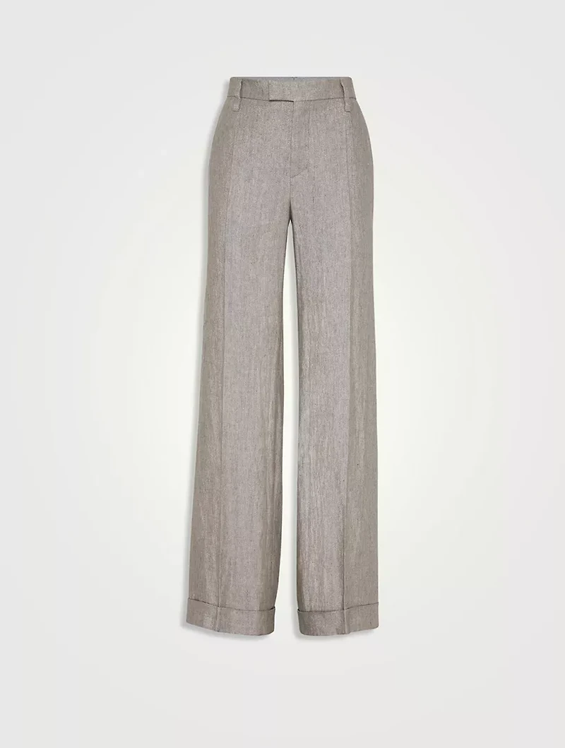 Loose Flared Trousers