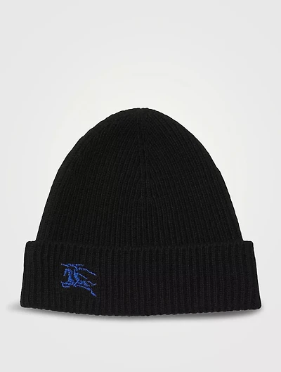Ribbed Cashmere Beanie