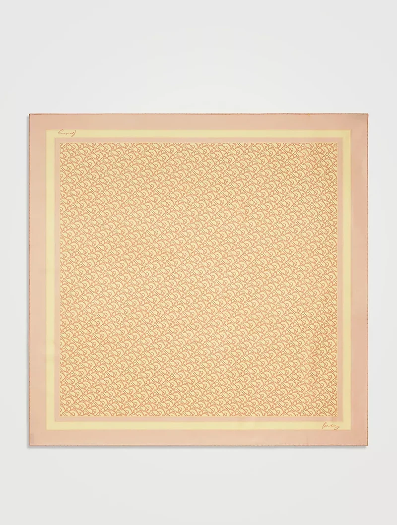 B Charm Silk Scarf