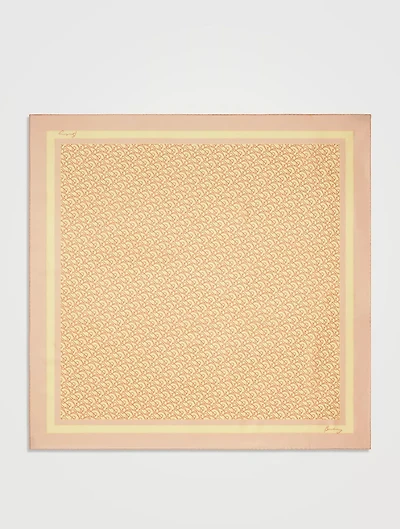 B Charm Silk Scarf