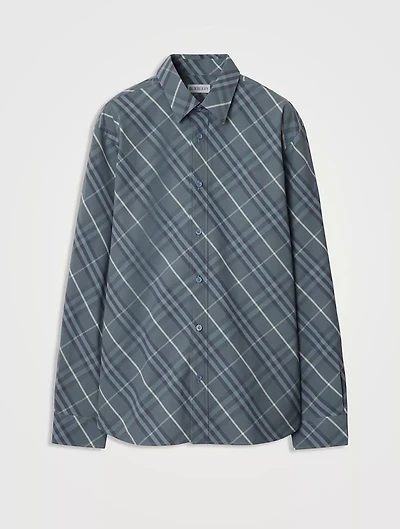Regular Fit Check Cotton Shirt