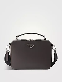 Medium Prada Brique Saffiano Leather Bag