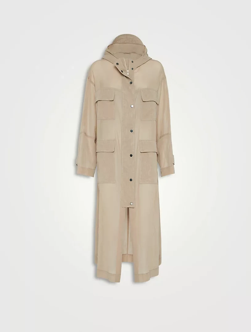 Duster Coat With Monili