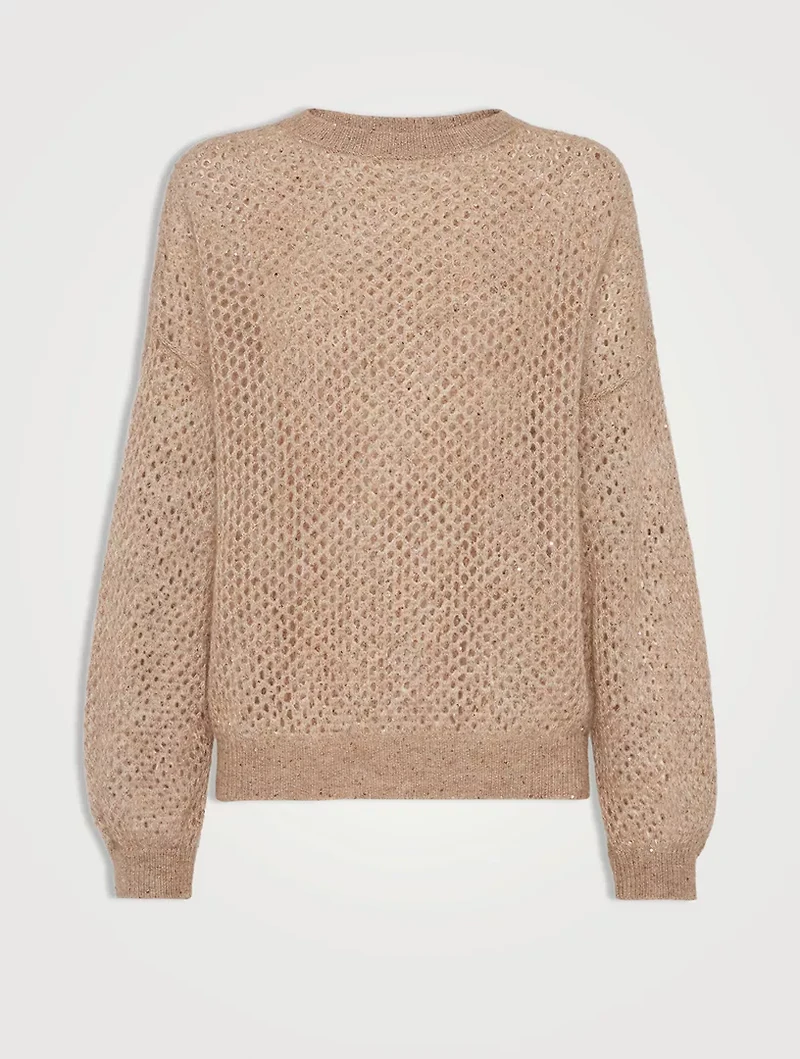 Dazzling Mesh Sweater