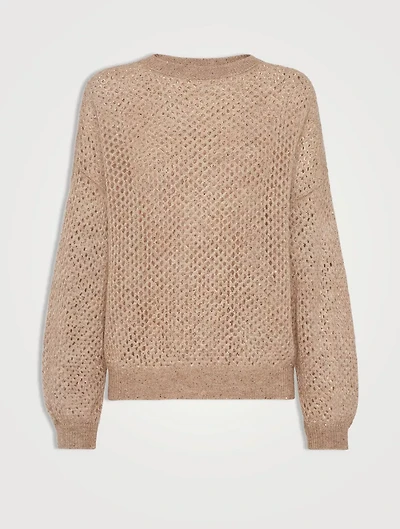Dazzling Mesh Sweater