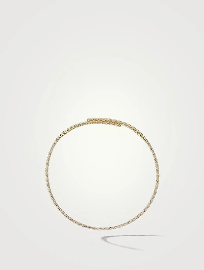 Pavéflex Necklace In 18k Yellow Gold With Diamonds