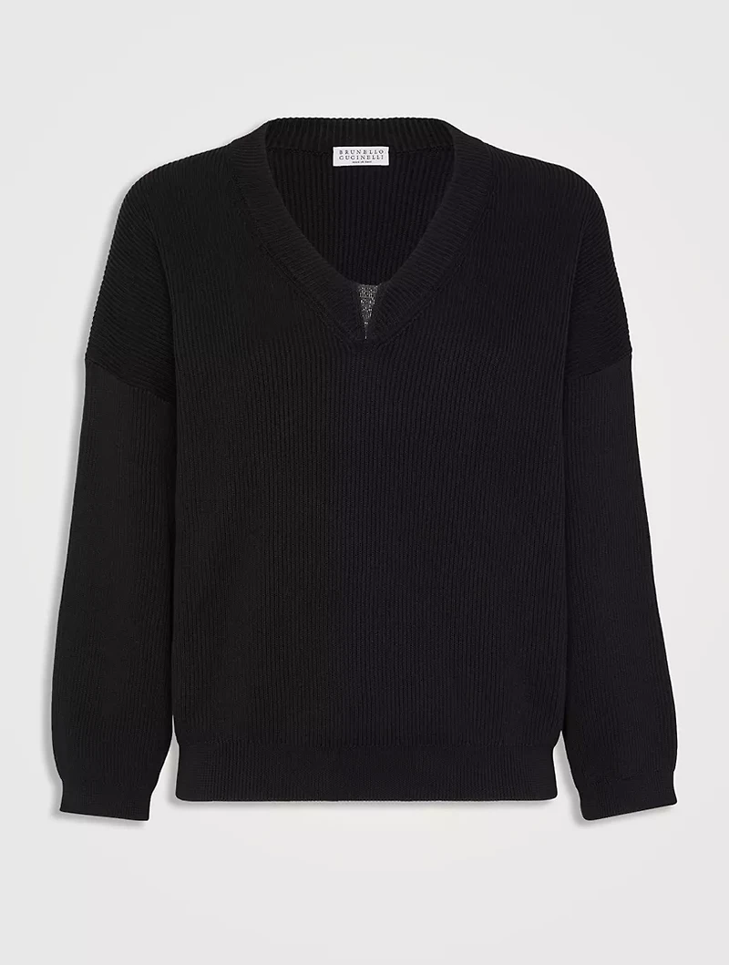 Sweater With Monili
