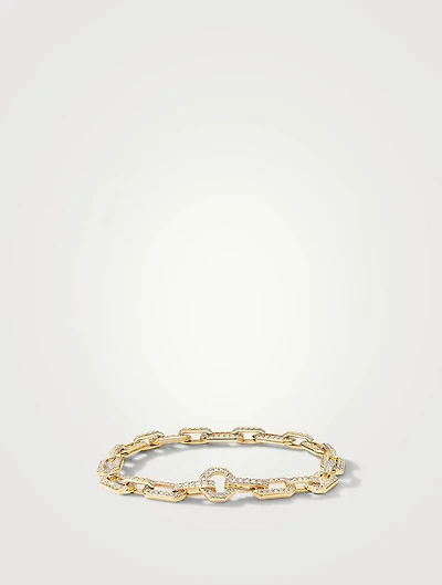 Pavé Chain Bracelet 18k Gold With Diamonds