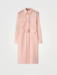 Cotton Poplin Shirt Dress