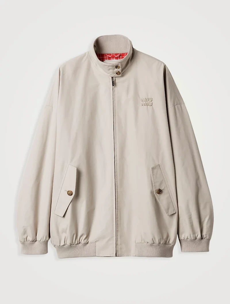 Panama Cotton Blouson Jacket