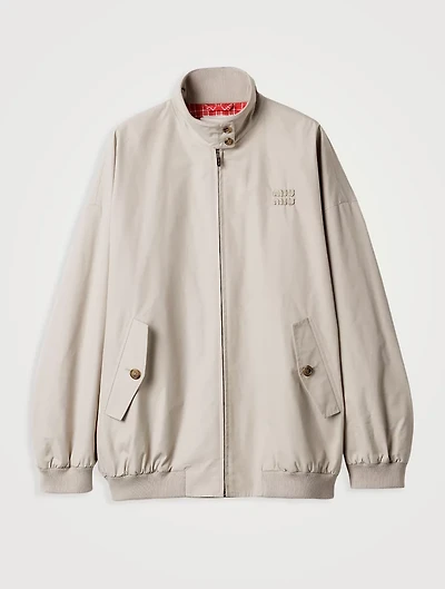 Panama Cotton Blouson Jacket
