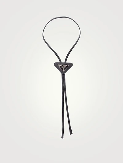 Saffiano Leather Bolo Tie