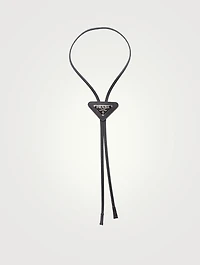 Saffiano Leather Bolo Tie