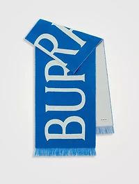 Logo Wool Scarf