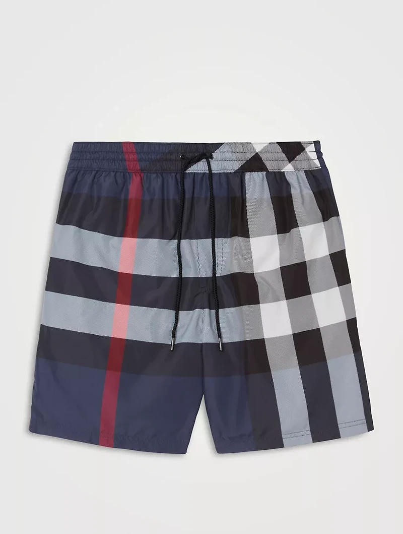 Check Swim Shorts