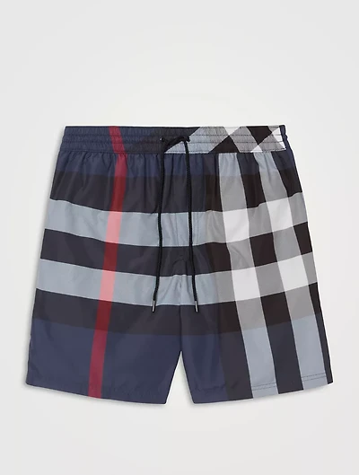 Check Swim Shorts