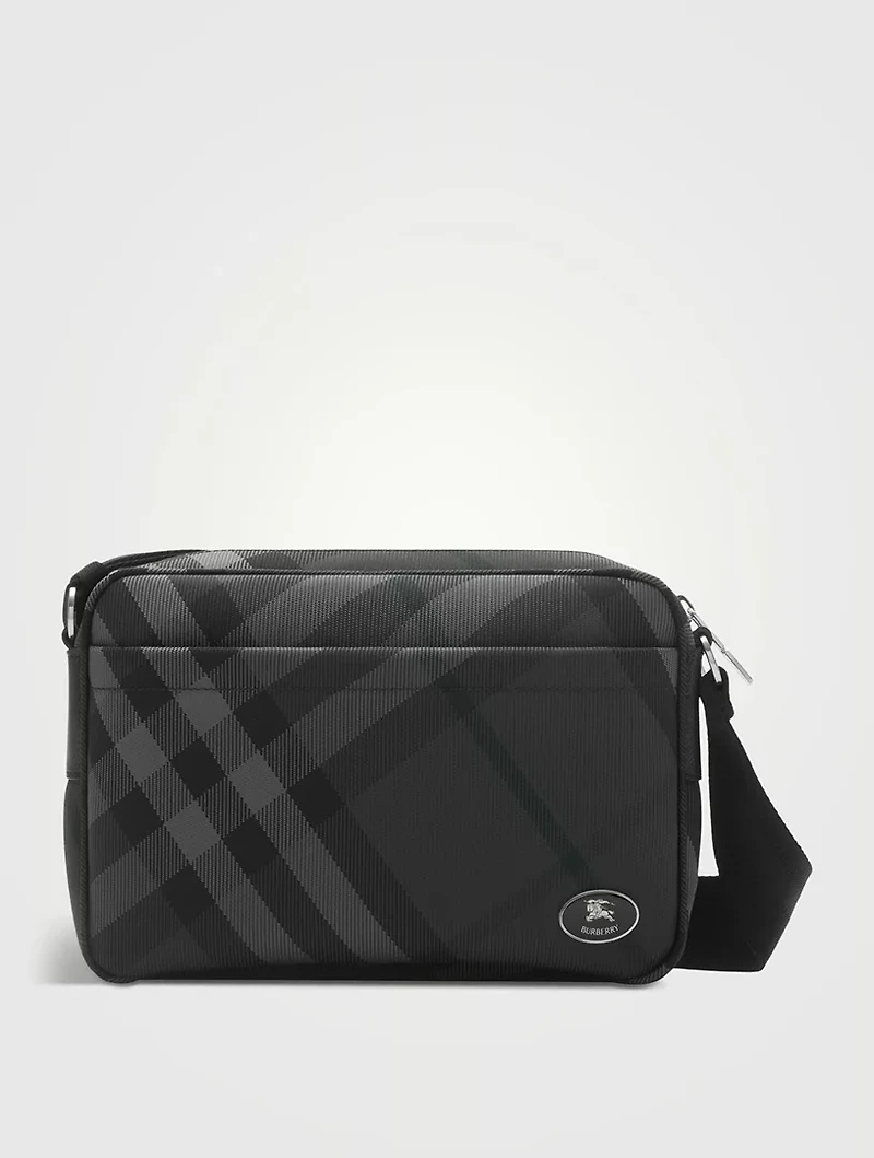 Slim Grid Crossbody Bag