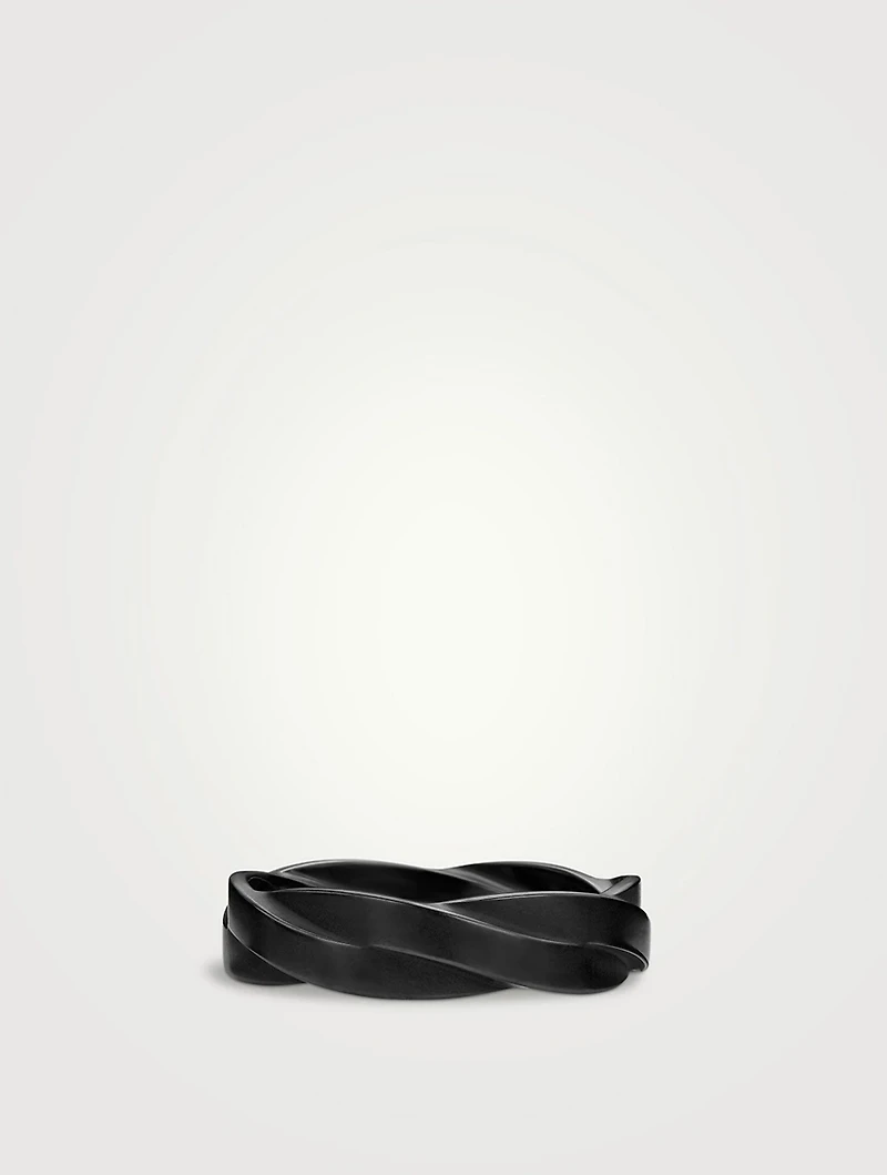 Dy Helios™ Band Ring Black Titanium, 6mm