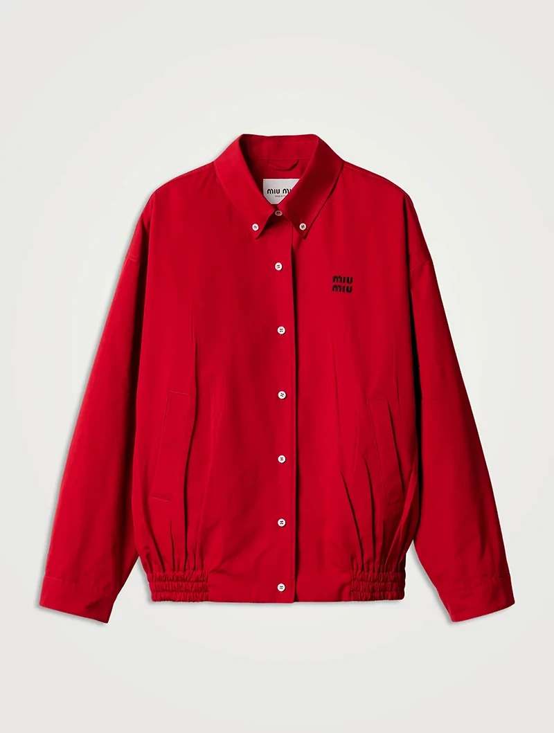 Heavy Poplin Blouson Jacket