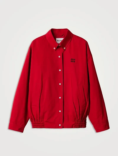 Heavy Poplin Blouson Jacket