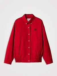 Heavy Poplin Blouson Jacket