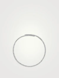 Pavéflex Necklace In 18k White Gold With Diamonds