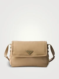Medium Padded Re-nylon Shoulder Bag
