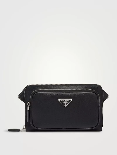 Saffiano Leather Belt Bag