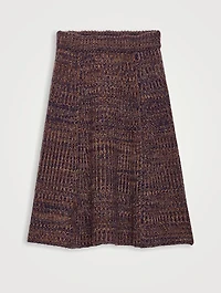 Wool And Cashmere Knit Skirt