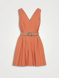 Twill Mini Dress