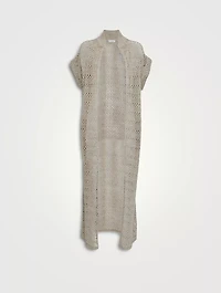 Linen And Silk Cardigan